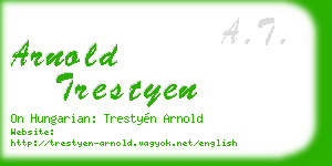 arnold trestyen business card